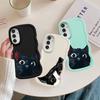 Cute Cat Pattern Case for Samsung Galaxy A21s A11 A12 A52 A14 A13 A15 A16 Soft Phone Cover A23 A06 A03 A53 A33 A04 A22 A05