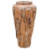 Day and Night - Day and Night Decorative Vase Made of Solid Teak Wood 40x60 Cm