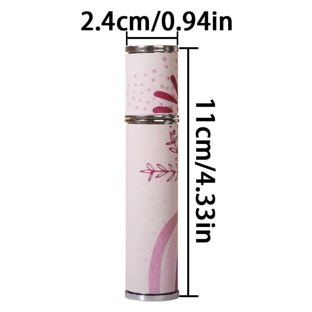 10ml Perfume Bottle PU Leather Perfume Atomizer Bottle Portable Cosmetic Container  for Woman