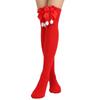 Women's Bowknot Christmas Stocking Pom-pom Socks Over-the-knee Socks