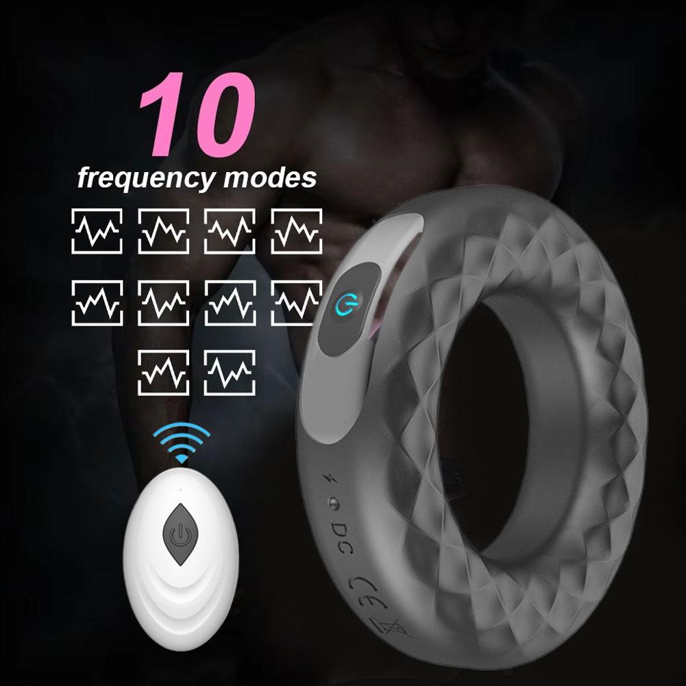 Vibrierender Penisring Stärkere Erektion Sexspielzeug für Männer Paare Verzögerte Ejakulation Penisringe Penisring Cockring Erwachsenenartikel