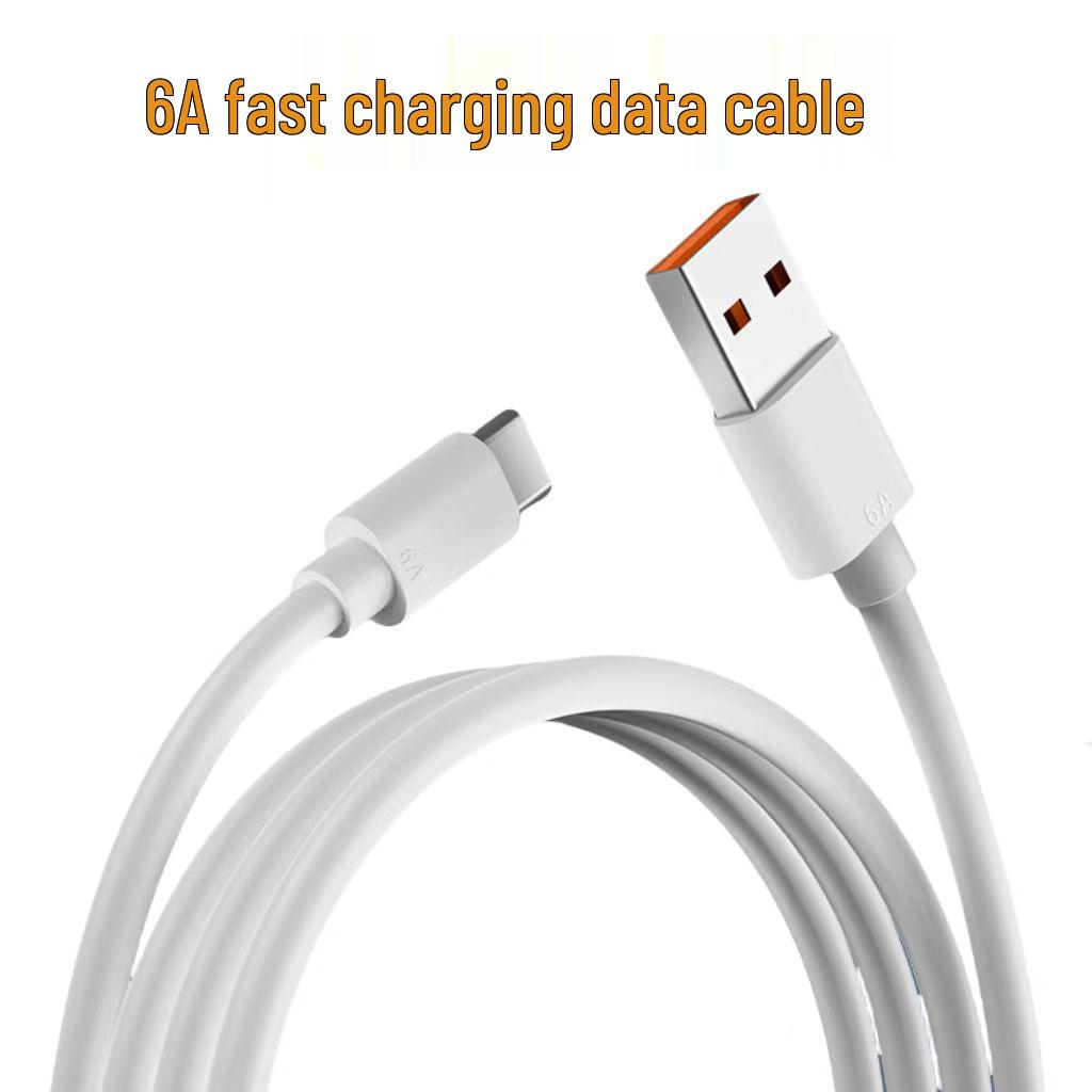 

Кабель USB-C для быстрой зарядки 6A для Huawei и Xiaomi - Односторонний Android 6A