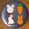 Easter Cookie Cutters Set - Bunny, Egg, Bunny Face, Rabbit, Butterfly, Flower, Chick, Carrot, Four Leaf Clover - 9PCS Easter Cookie Cutters - Large