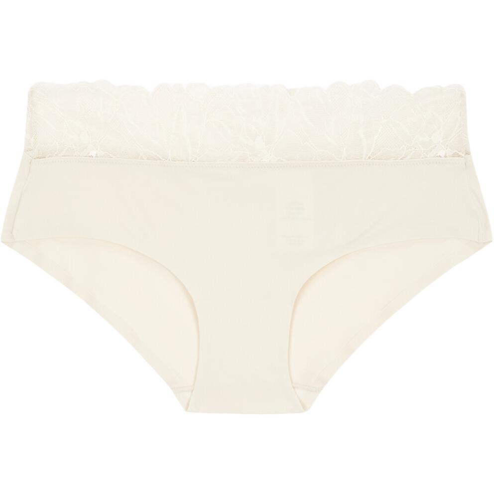 

Calvin Klein Удобное Мягкое Однотонное Кружевное Треугольное Нижнее Белье с Низкой Посадкой Женское нижнее белье QF8446AD-YAE S