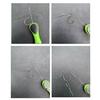 Fishing Hook Threader Replacement Needle Threader Wire Pulling Hook Fly Fishing Knot Tying Tool Fishing Accessories