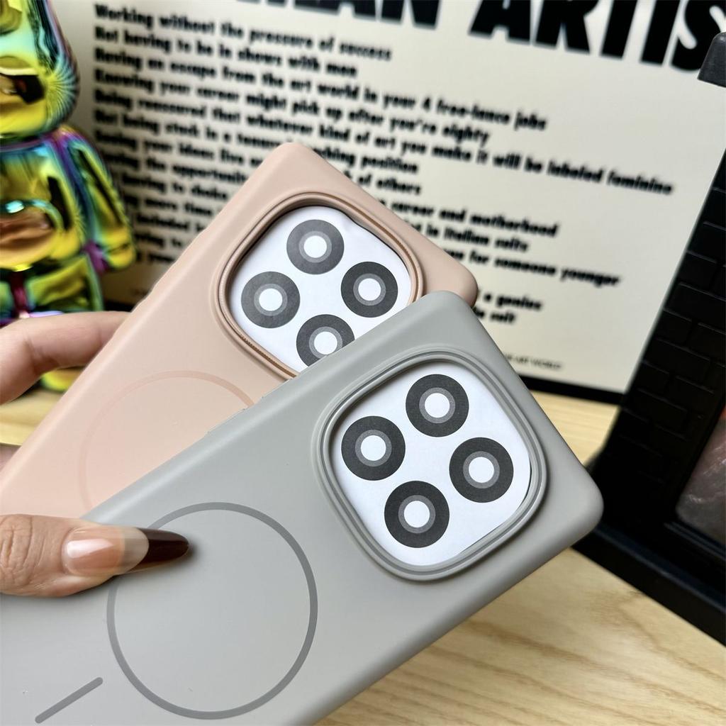 For MI Redmi Note14 Pro Plus Case Simple and soft magnetic PC skin-friendly Anti-fall Cover For Redmi Note 14 Pro+ Funda