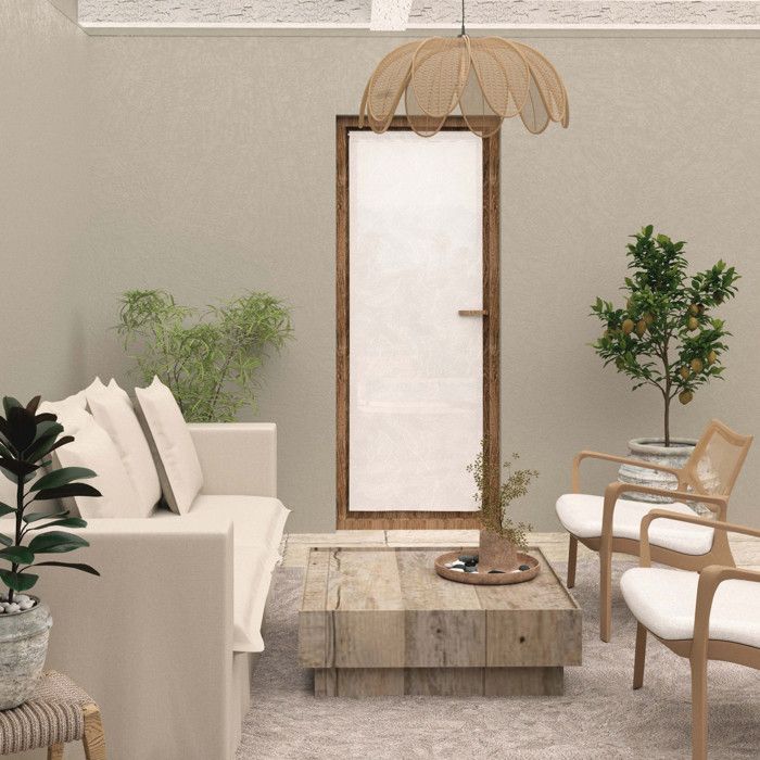 Brise bise 70x200 cm CELIA blanc, par Soleil d'Ocre