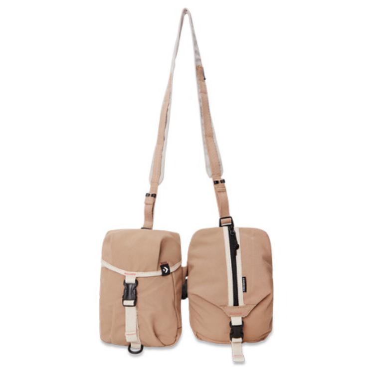 Converse Fabric Crossbody Bag, Sling Bag, Fanny Pack Regular Unisex Khaki 10022993-A02