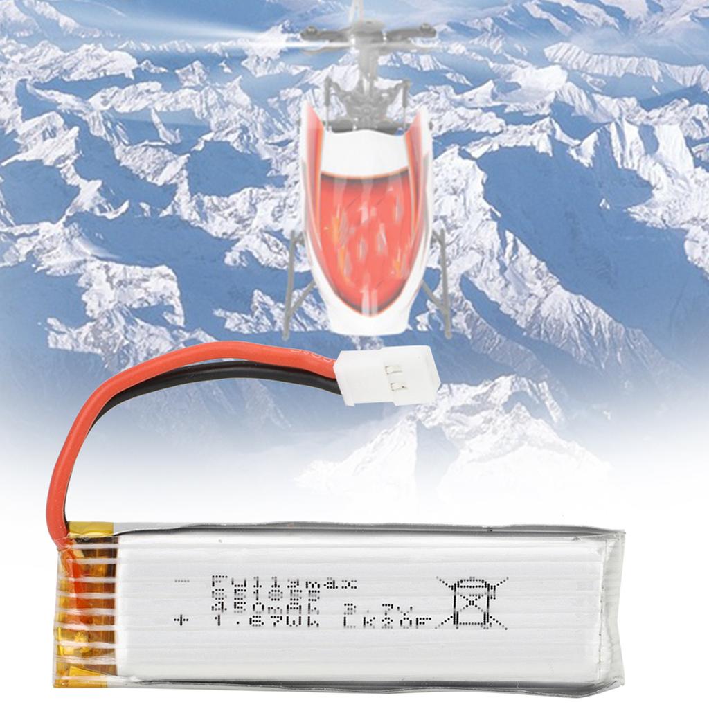 2PCS RC Replace Battery 3.7V 450MAH for WLtoys XK K110 V977 RC 3D 6CH Helicopter