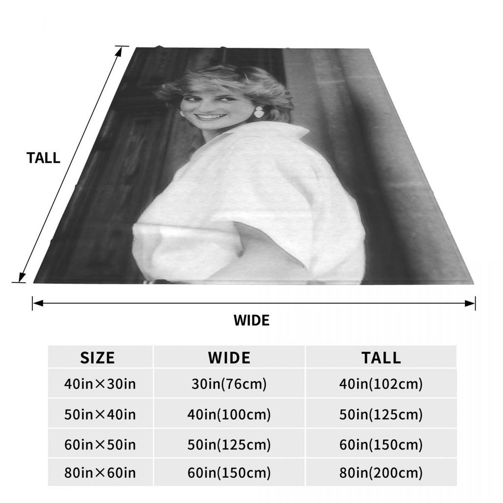 Prinzessin Diana Lady Flanelldecke Qualität Warm Weich Britische Königsfamilie Bettwäsche Überwürfe Winter Reise Stuhl Sofa Bett Tagesdecke