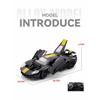 1/24 Ford GT Alloy Super Sports Car Model Diecasts Metal Racing Vehicles Car Model High Simulation Sound and Light Kids Toy Gift