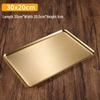 Abay Stainless Steel Rectangular Serving Tray