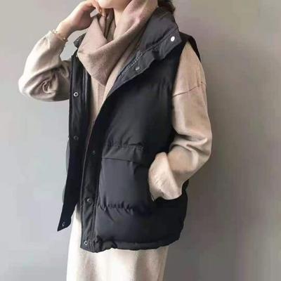 Down Cotton Vest Women's Short Style
