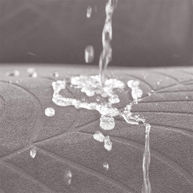 1/2/3 Seater Recliner Sofa Covers Leaves Jacquard Couch Slipcovers Elastic Water Repellent Armchair Covers for Living Room Hotel