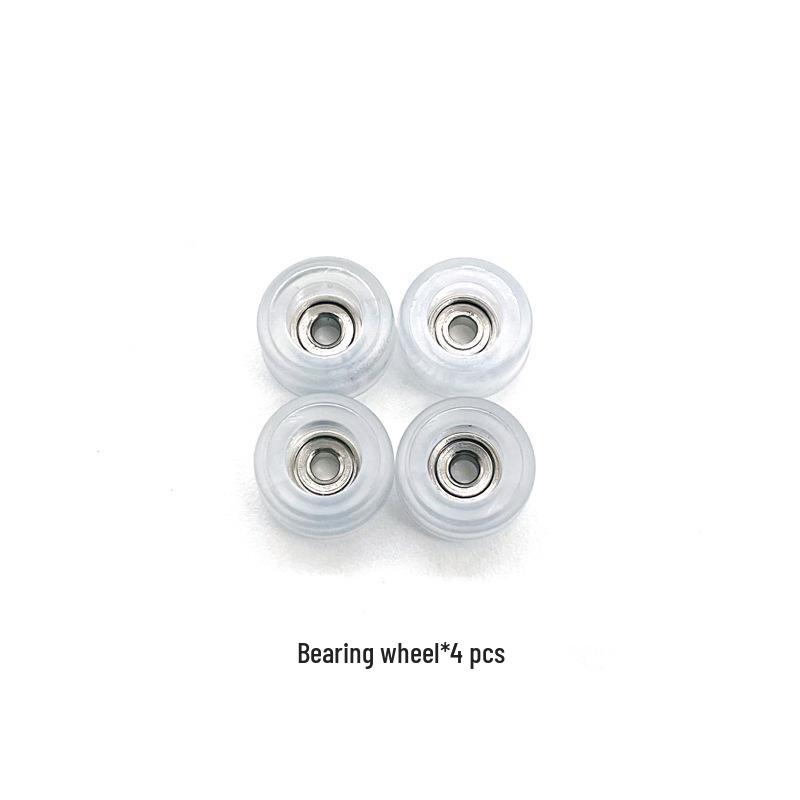 Multi-Color Fingerboard Wheels with Bearings - 4-Pack Professional Upgrade