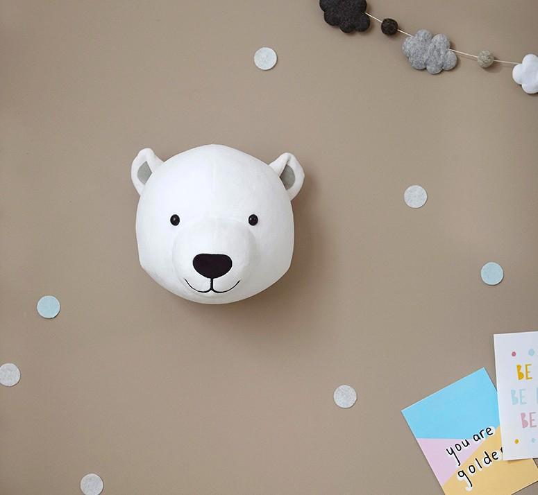 Wanddecoratie Dierenhoofd Zachte Wandhanger Ins Scandinavische Stijl Kinderkamer Creatieve Decoratie Hangende Olifant