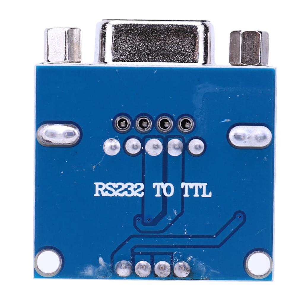 MAX3232 RS232 To TTL Female DB9 Connector 3.3V-5.5V MAX232 Flashing Board TX RX VCC GND RS232 To TTL Brushboard MAX3232 Chip