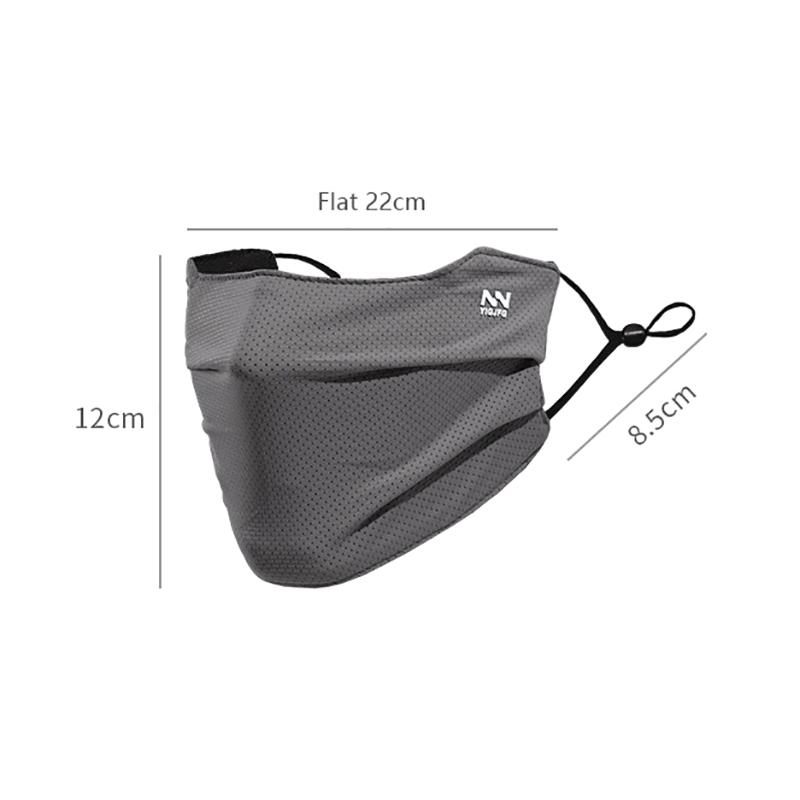 Sun Protection Face Mask For Men Reusable Breathable Uv Face Shield Solid Color Washable Face Mask Summer Cycling Face Mask
