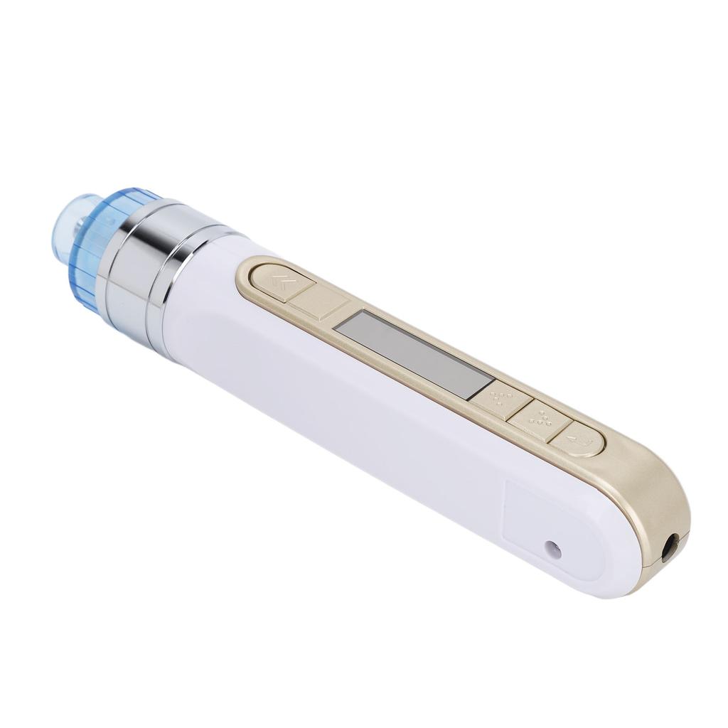 Skin Water Injection Pen Moisturizing Wrinkle Removal Serum Injection Beauty Device Gold 100‑240V US Plug