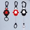 Retractable Keychain, ID-Badge-Reel, Retractable Badge Holder Steel Cord Keyring