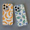 Color Fruits Banana Strawberry Clear Phone Case For iPhone 14 13 12 11 Pro Max 13 12 Mini 14 7 8 Pus XR XS X Transparent Covers
