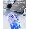 Dual-mode Mouse RGB Luminous 2.4G Wireless Bluetooth Transparent Game Gaming Computer Office Mouse