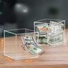 Unbreakable Round Acrylic Piggy Bank for Savings