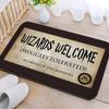 Benvenuto Tappetino Ingresso Decorazione Corridoio Tappeto Decorazioni Casa Tappetino Porta d'Ingresso Tappeto Assorbente Antiscivolo Area Bagno Tazza da Mago Muggle