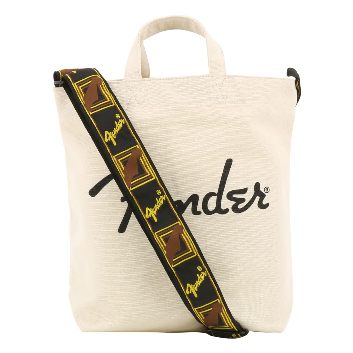 

Tote Bag Canvas A4 2WAY Shoulder Bag White [Fender] 950-6000 [10]