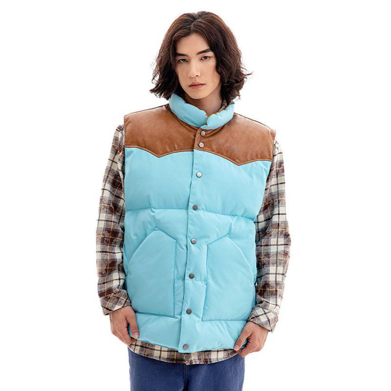 Japanese-Style Retro Bandage Dress Frock Vest Vest Men's Autumn and Winter Outer Wear Thick Waistcoat Jacket Export Men's Vest