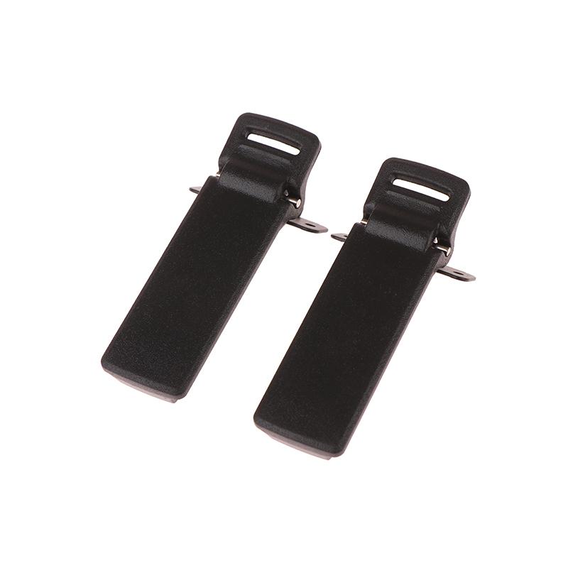 2Pcs Belt Clips Walkie Talkie Spare Part Back Belt Clip For Baofeng 2-way Radio UV5R Accessories