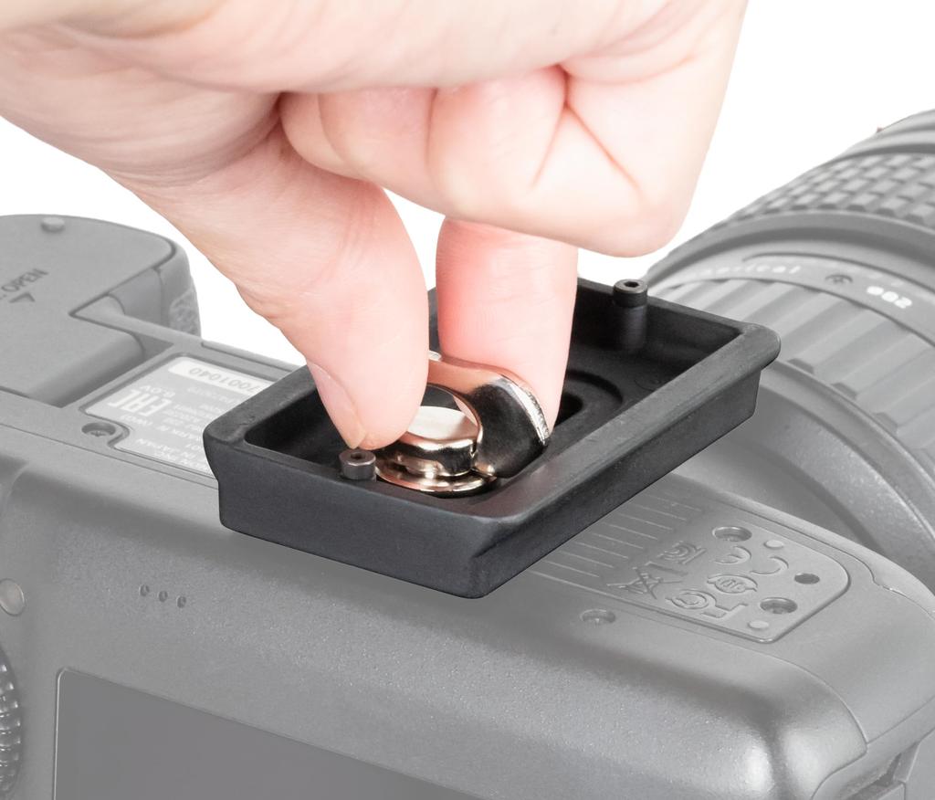 Slik Compatible Tripod 90mm Quick Shoe Compatible with Made in Product Number 206966 ABH-001 Arca-Swiss Head, Height, Type, U1/4 & U3/8 Tripods,