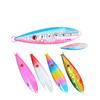 Metal Cast Jigging Lures High Reflective Baits 11.4cm Casting Jigs Slow Sinking Fishing Baits Lure Multiple Color