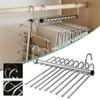 Multi-functional Multi-layer Hanger Stainless Steel Trouser Hangers  Home Storage