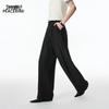 Peacebird Women's High-Waist Pleated Wide-Leg Casual Pants