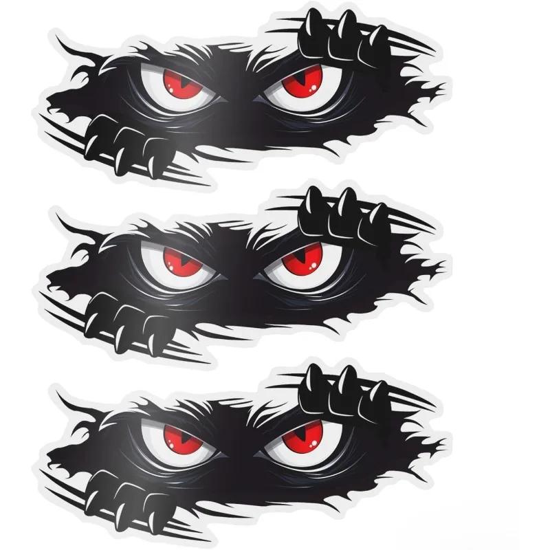 

Наклейки на автомобиль Забавные наклейки с монстрами для автомобилей Водонепроницаемые виниловые наклейки Защитное покрытие от царапин Самоклеящиеся наклейки на автомобиль Автомобильные аксессуары