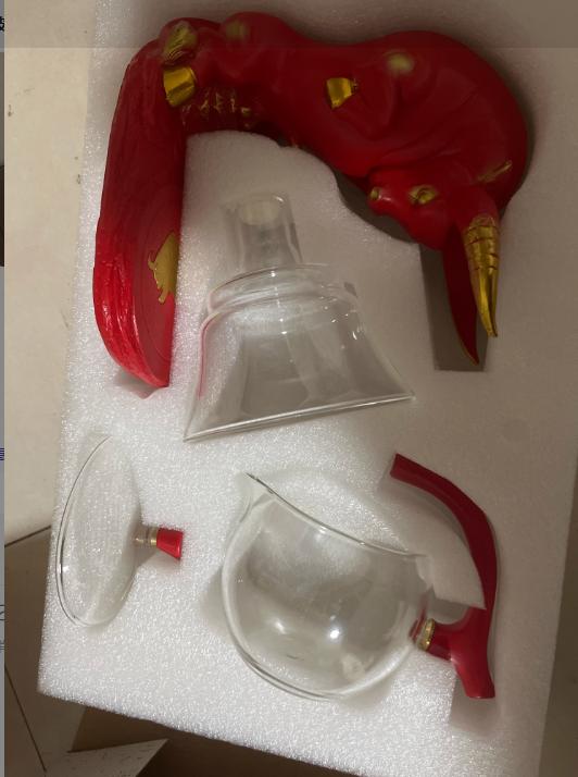 Fu Niu Automatic Glass Tea Set Set Home Living Room Lazy Tea Maker Kung Fu Tea Cup Set Magnetic Teapot