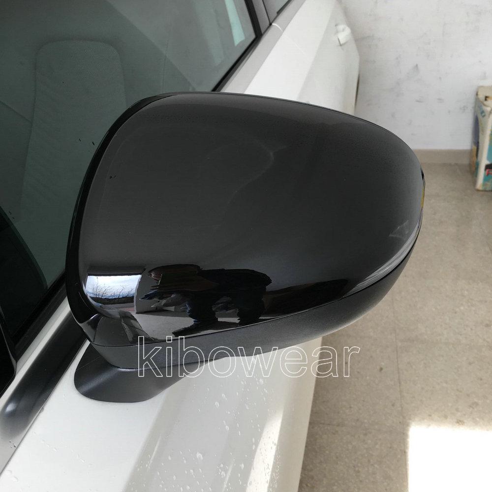 Gloss Black Rearview Mirror Cover for 2020 Mercedes-Benz A-Class W177, CLA V177, and C118