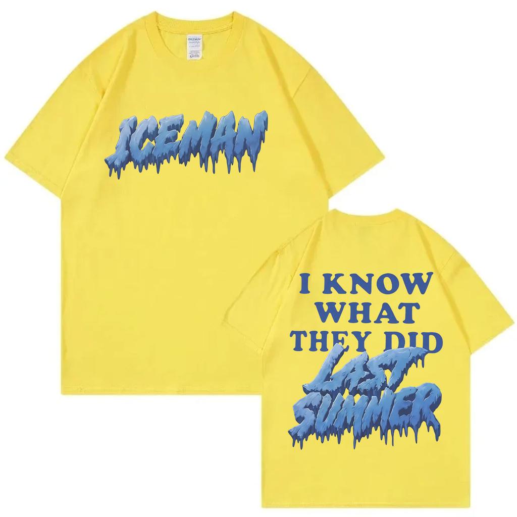 Rapper Drake IceUnisex I Know What They Did T Shirt Fashion Hip Hop Short Sleeve Tshirts Unisex Unisex Summer Casual Cotton Tshirt