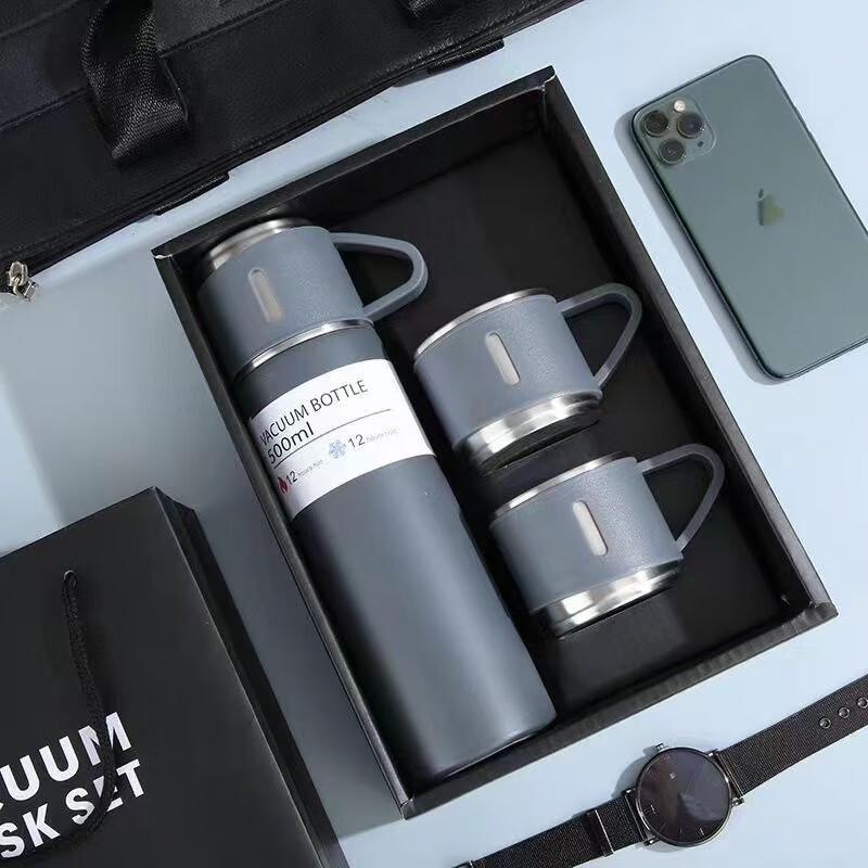 MRSIKEY 304 Stainless Steel Insulated Mug Gift Set