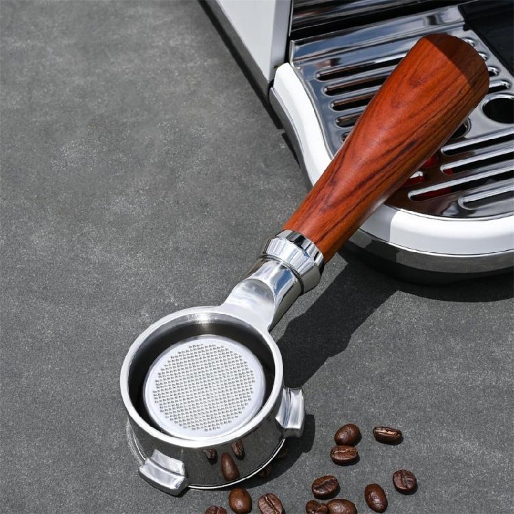 54mm Bottomless Portafilter Stainless Steel Espresso Portafilter with Wall Rack