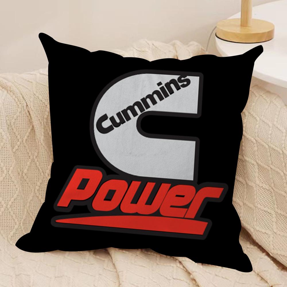 

Gas Fueled Engine CCumminsS Cushion Cover Soft Plush Fabric DoubleSided Printed Sofa Cushion Cover for All Seasons Home Decor 30x30cm 12x12in