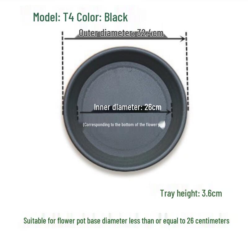 

Утолщенный круглый пластиковый поддон для цветочного горшка