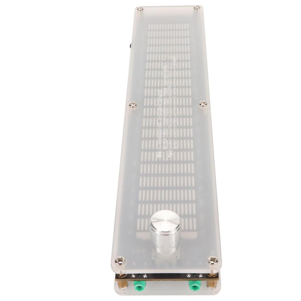 RGB LED Pickup Rhythm Professional Acrylic Shell DSP Digital Equalizer Sound Control Ambient Voice-Activated Light, Dual-Channel 15-Band