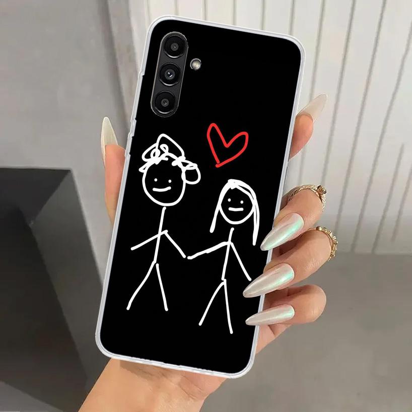 Cartoon Stickman Matchman Phone Case for Samsung Galaxy A16 A26 A36 A56 A15 A25 A35 A55 A14 A24 A34 A54 A13 A23 A33 A53 A05S A04