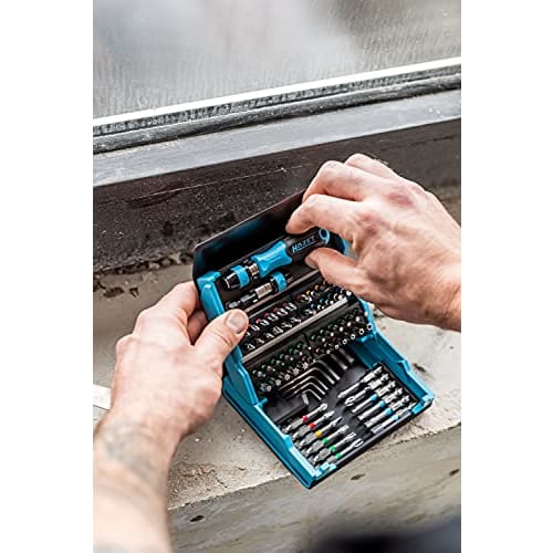 HAZET 2200SC-1 Screwdriver Bit Set, 69-Piece Precision Tool Set with Magnetic Smart Case, Phillips and Flathead Screwdrivers, Pozidriv, Torx, Hex Wren