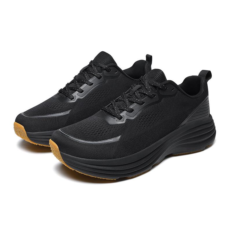 Men s Wide Toe Lightweight Mesh Running & Walking Shoes 45 чёрный