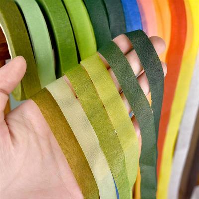 Floral Art Tape 1.2cm * 30yard Green Paper Tape Handmade DIY Floral Making Colored Flower Stem Tape Artificial Flowers Branch