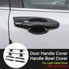For Honda CRV 5th Accessories 2017 2018     Car ABS Carbon  Gate Door Handle Covers Trim Stickers Accessories