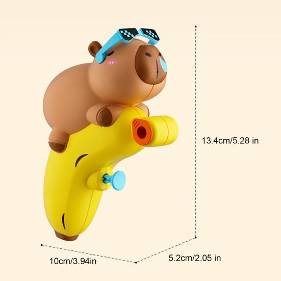 Water Squirter Toy Kids Cartoon Capybara Sprayer for Bath Pool Water Fight Fun Summer Outdoor Play Shooter for Toddlers Children